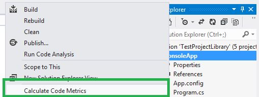 Cyclomatric complexity
